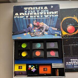 Vintage Pressman Trivia Adventure game, 1983 edition, Good Condition!
